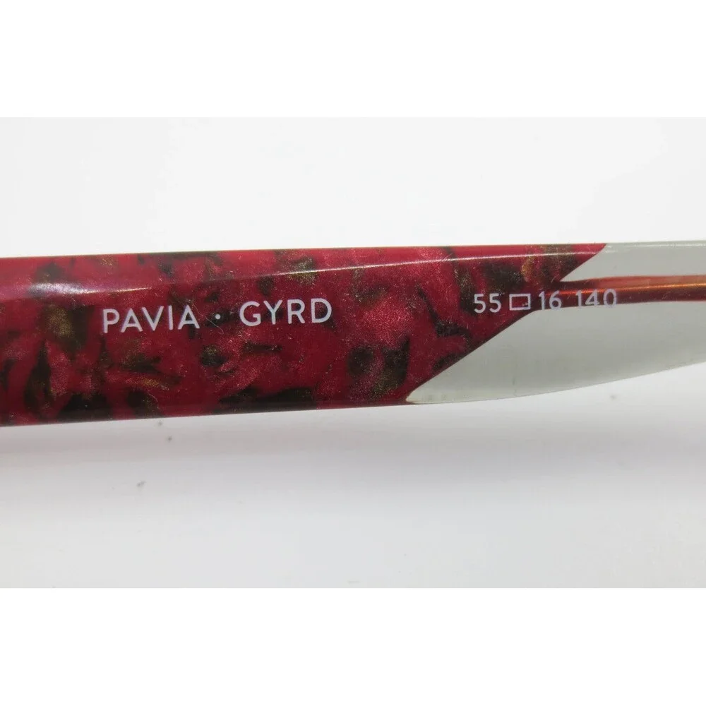 Etnia Barcelona Pavia GYRD Red Marble Grey Cat Eye Eyeglasses Frames 55-16-140